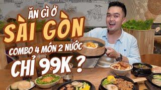 ĂN SẬP SÀI GÒN || Combo cơm gà xèo ở Papaxốt chỉ với 99k thì có gì ? || SẬP CHANNEL