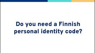 How to apply for a Finnish personal identity code