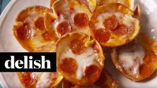 Damn Delicious Mini Pizzas | Delish