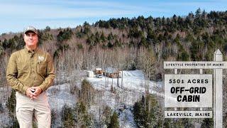 Off-Grid Cabin on 550± Acres | Maine Real Estate