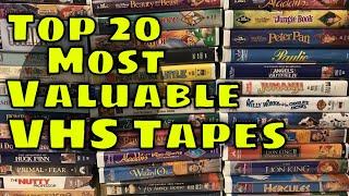 Top 20 Most Valuable Vintage Video Tapes