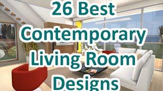 26 Best Contemporary Living Room Designs - DecoNatic