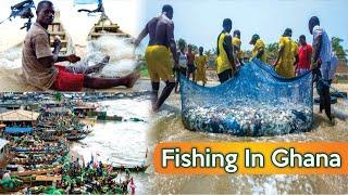 FISHING IN GHANA  | Sekondi Fishing Harbour | Living in Ghana as a Fisherman | Africa