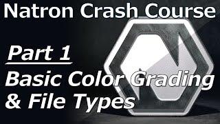 Natron Compositor Crash Course | Part 1 Basic Color Grading and File Types