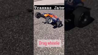 Traxxas Jato Hits a Wheelie - Nitro Power