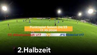 U17 Punktspiel FC Altenkunstadt vs JFG Rödental 2 Halbzeit