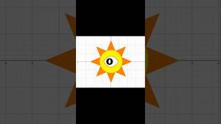 Animated Mr.Sun #desmos #art #digitalart #graph #math