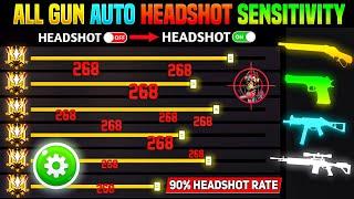 Free Fire Auto Headshot Trick 2024 Sensitivity | 2gb, 4gb, 6gb Ram Headshot Sensitivity Setting FF