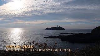 Step by Step Virtual Walk to Godrevy Lighthouse, Cornwall