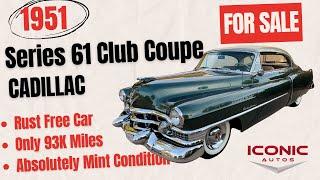 1951 Cadillac Series 61 Club Coupe - Beautiful, Rust Free Car- Absolutely MINT!