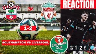 Southampton vs Liverpool 1-2 Live Stream Carabao Cup EFL Football Match Score Commentary Highlights