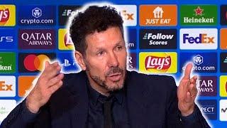 'If you are afraid DO NOT SAY ANYTHING!' | Diego Simeone RANTS at journalist over Alvarez's penalty