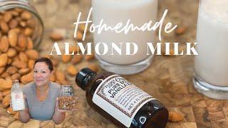 How to Make ALMOND Milk |  Almond Milk (Watch This)