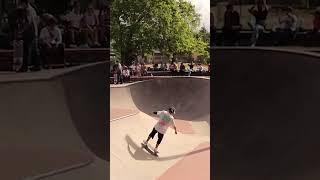 This skateboarder did a really impressive air