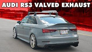 Audi 8V RS3 Valved Exhaust | ECS Tuning Product Highlight