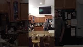 Kitchen Karaoke. Me singing Fire Away by Chris Stapleton