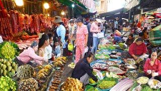 Khmer food tour in Cambodia - Amazing Skills, Fast Food, & More - Cambodia food vlog