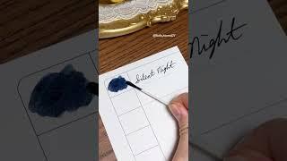 Diamine ink swatches | 디아민 잉크 19-21일차 발색하기 | 글라스펜, 영어필기체 asmr | #shorts