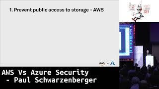 AWS Vs Azure Security - Paul Schwarzenberger
