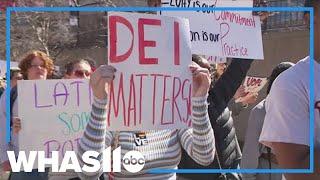 Kentucky college students protest bill to ban DEI across state universities