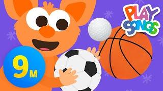 Ball Songs for Kids  + More Nursery Rhymes & Kids Songs - Throw the Ball | Playsongs