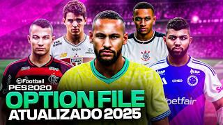 LANÇOU! OPTION FILE 2025 para PES 2020! PS4 e PS5  [Atualização - MARÇO]