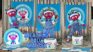 Breathing Ball Practice  Planet Peek-A-Boo Mindfulness Studio With Peek-A-Boo Lillaquin #mindfulness