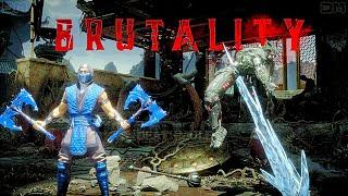 MK11 All Sub-Zero Brutalities, Fatalities, Friendship, Fatal Blow & Ending