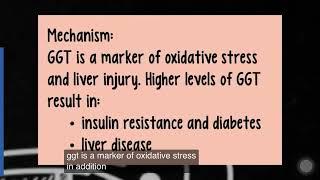 GGT Test, biomarker, glutathione; October 17, 2023