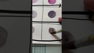 Today's Watercolor SWATCH️Shadow Violet DARK VALUE By Daniel Smithshorts