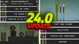 UPDATE 24.0 RELEASED! NEW ACHIEVEMENTS and NEW ITEMS