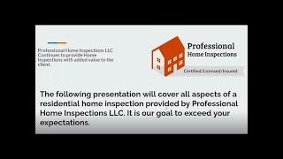 Professional Home Inspections: Overview and Procedures