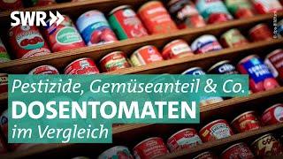 Tomatenkonserven: In welcher Dose steckt gute Ware? | Marktcheck SWR