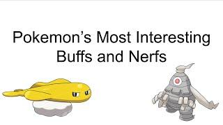 A PowerPoint about Pokemon's Buffs and Nerfs