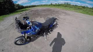 Cruising on Yamaha Tenere 700