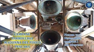 Plenum Campane Parrocchia Madonna del Fuoco - Pescara ABRUZZO (Drone e cella campanaria)