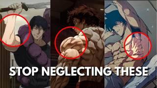 Stop neglecting these 5 muscles if you want to get an anime physique