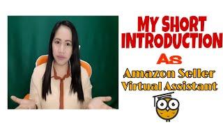 My Short Video Introduction as Amazon Seller Virtual Assistant with NO EXPERIENCE | Shaffy Tv