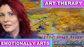 Art Therapy / How to create an emotionally expressive arts (Artwork TimeLapse) @RazDazThemArt ​