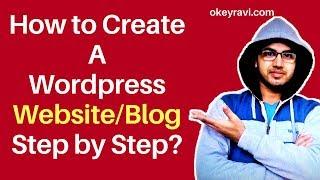 How to Create a WordPress Website Step By Step in Hindi for Beginners  | OK Ravi