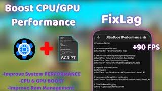 Improve System Performance Tweaks CPU & GPU Boost