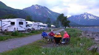 Seward Alaska Waterfront RV Park Tour