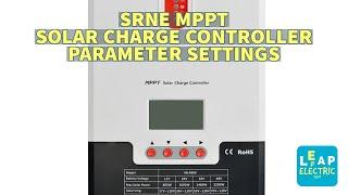 SRNE MPPT Solar Charge Controller Operation