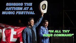 Pierre Poilievre Sings "O Canada" at the Calgary Stampede