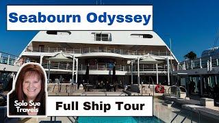 Seabourn Odyssey Full Ship Tour | No Talking  | Alaska Cruising | Ultra Luxury Line  | Solo Travel