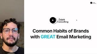 7 habits of brands with GREAT email marketing