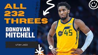 Donovan Mitchell ALL 233 Three-Pointers From 2021-22 NBA Regular Season | King of NBA