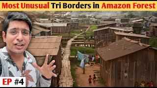 Travelling Inside 3 Countries Borders in Amazon Rainforest 