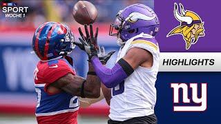 Minnesota Vikings vs. New York Giants | Highlights mit deutschem Kommentar | NFL | RTL Sport