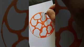 Simple draw Art therapy ideas #shorts #youtubeshorts #drawing